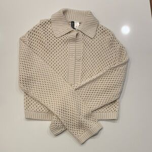 H&M Cream Knit Cardigan- NWOT